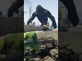 GTA 5 Hulk vs Kong Destruction Everywhere #gta #gta5mods #hulk #kingkong #shorts