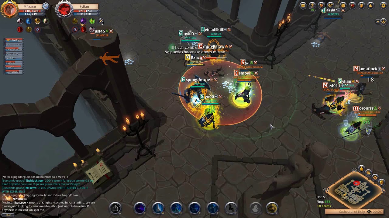 Albion Online Frost Mage ZvZ YouTube