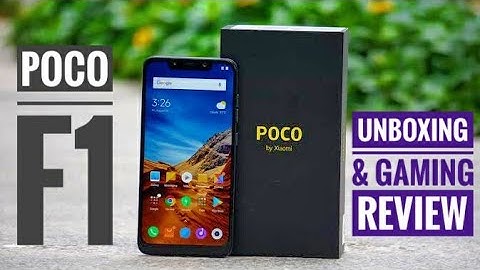 🔥 POCO F1 🔥 UNBOXING with Camera And Gaming Samples