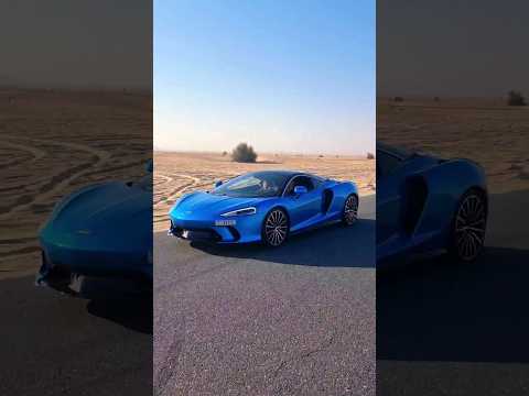 Testing a Mclaren at Dubai's desert.