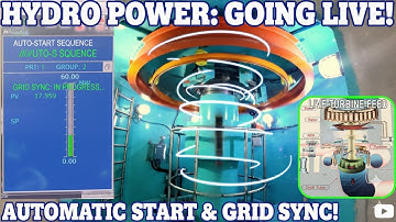 HYDRO POWER: LIVE! Automatic Start & Grid Sync