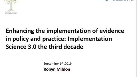 Enhancing the implementation of evidence in policy&practice: Implementation Science 3.0(3rd decade)