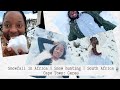 Snowfall in Africa| Snow hunting| South Africa| Cape Town:Ceres #snow #snowfall #snowman #best #cpt