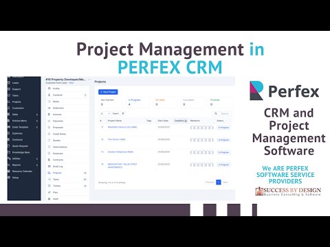Project Management in PERFEX CRM