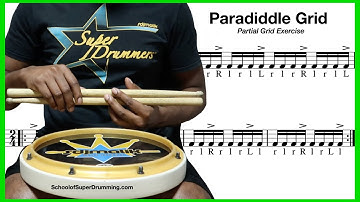 BASIC FOR DRUMMERS | Paradiddle Grid Exercise + Breakdown