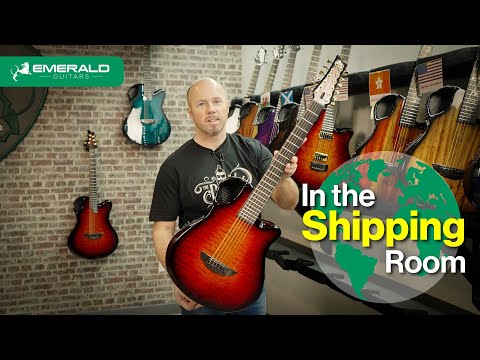 Emerald guitars shipping video 19 January 2024 - custom carbon fiber guitars