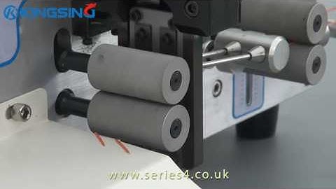 KS-W604 Automatic Double Wire Cut & Strip Machine (Two Wire Strip Small)