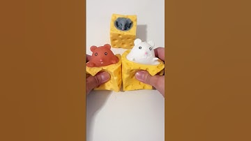 squishy cheese mouse 🧀 🐭 #viral #toys #squish #squishy #fidget #popular #fidgettoys #trending #short