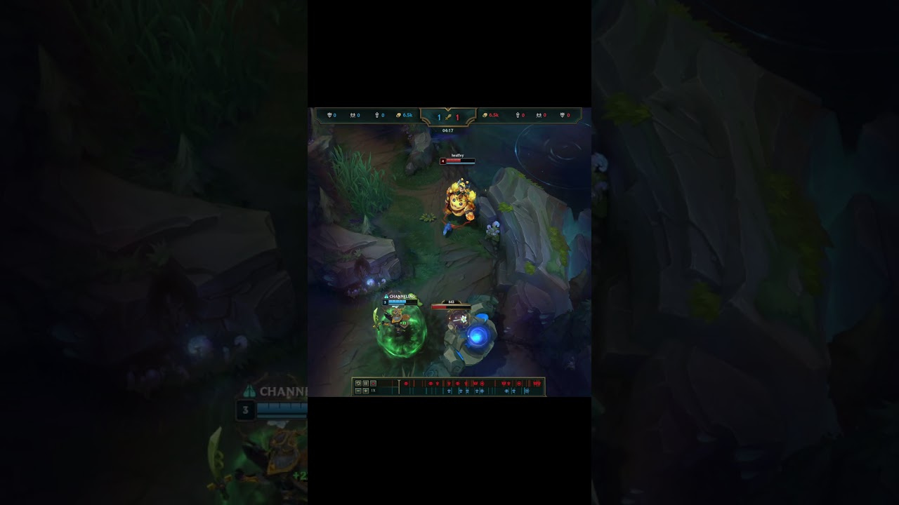 Griefing yi for his first blue