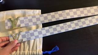 HOW TO SPOT A FAKE LOUIS VUITTON BELT  Real vs Replica LV Belt Review  Guide 