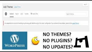 [Fixed] An unexpected error occured.Something may be wrong with Wordpress/server's configuration
