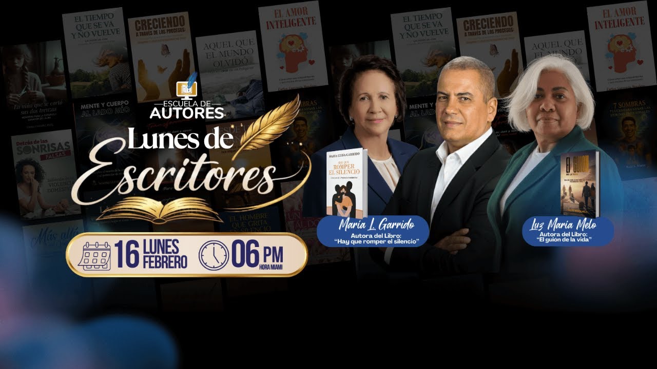 🔴Lunes de Escritores 🔴 con las escritoras Maria Luisa Garrido y Luz De Maria Melo.