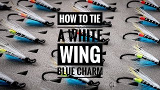 Tying a White Wing Blue Charm