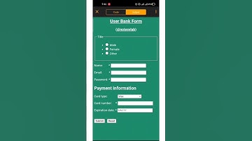 How to create simple html form | html form 2023