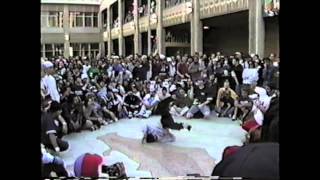 Flo Master, Crumbs & Ken Swift in cypher @ Bboy Summit 1996