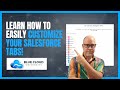 How to Easily Rearrange App Tabs in Salesforce #salesforceforbeginners