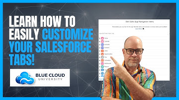 How to Easily Rearrange App Tabs in Salesforce #salesforceforbeginners