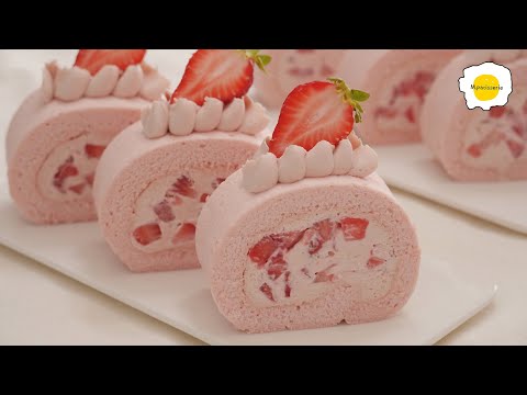 वीडियो: स्ट्रॉबेरी और व्हाइट चॉकलेट के साथ रोल करें