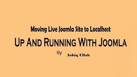 Moving Live Joomla Site to Localhost(UwAmp)