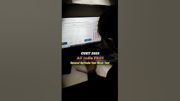 CUET General Aptitude Test Free Mock Test