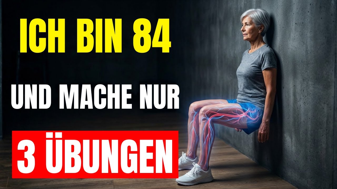 Über 60? Schluss mit Spazieren! Diese 3 Wand-Übungen sind BESSER (Vom Arzt empfohlen)