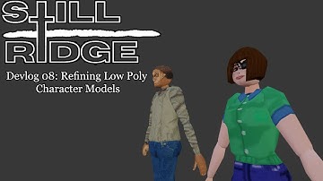 Refining A Low Poly Character Model | Unity PS1 Style Game Devlog 08
