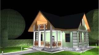 Процесс построения здания в DIALux 4 Процесс построения здания в DIALux 4