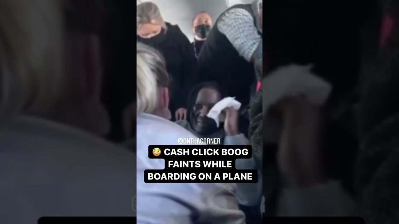 Guarda Cash Click Boog faints while boarding on a plane su YouTube Guarda Cash Click Boog faints while boarding on a plane su YouTube