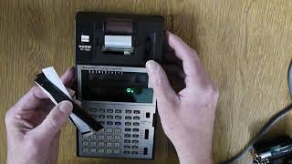 Making Sharp PC-1300 Magnetic Cards