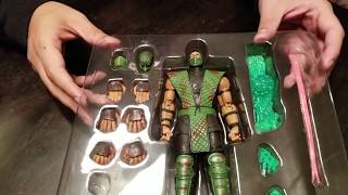 Storm Collectibles Mortal Kombat Reptile figure unboxing thefrenchspy81