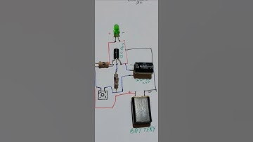 BC547//Timer circuit light//Project diagram #electronic #shortsfeed