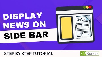 How To Display News On Your Sidebar In WordPress