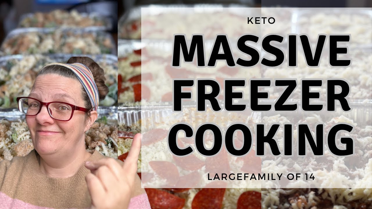 Filling my FREEZER ll Over 40 KETO family friendly FREEZER MEALS