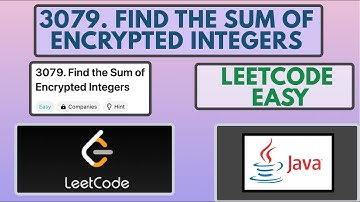 Leetcode | 3079. Find the Sum of Encrypted Integers | Easy | Java Solution