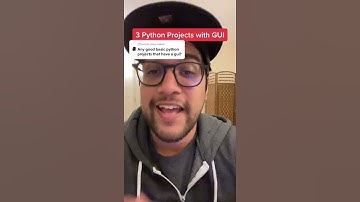 3 Python GUI Projects!! #Shorts