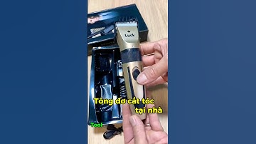 Tông đơ cắt tóc tại nhà, tông đơ cắt tóc sạc pin #tongdocattoc #shortsvideo #meovatvathuthuat #tool