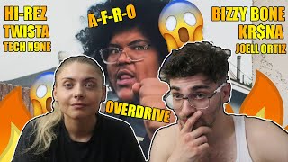 We watch Hi-Rez - Overdrive (Tech N9ne, KR$NA, Joell Ortiz, Twista, Bizzy Bone, A-F-R-O) (Reaction)