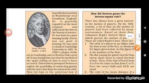 Class IX Science 31 01 2022 by Ms Mridulata Upadhyay Gravitation