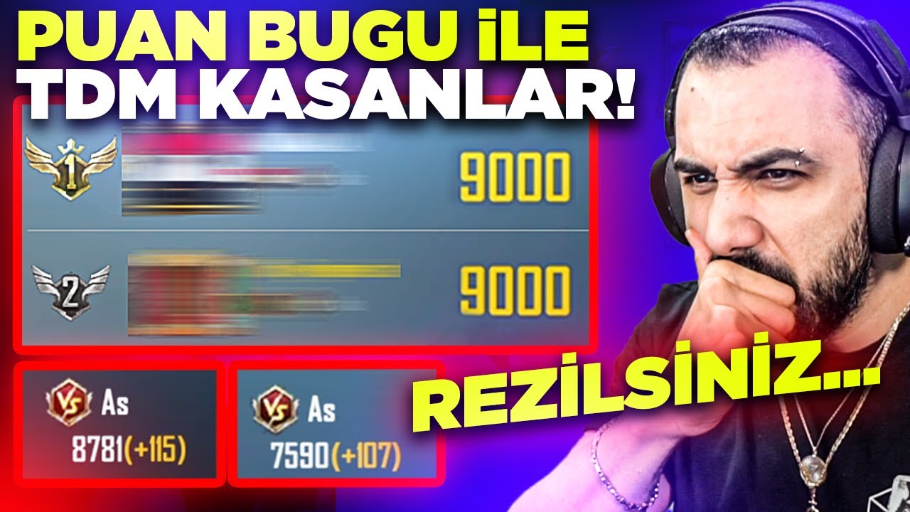 YAPTIĞINIZ BÜYÜK ŞER*FSİZLİK!! 🤬 PUAN BUGU İLE TDM KASANLAR HERKESİN HAKKINA GİRDİNİZ! | PUBG MOBILE