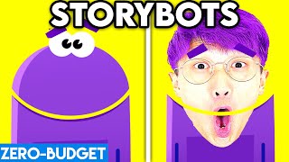 STORYBOTS WITH ZERO BUDGET! (FUNNY NETFLIX STORYBOTS PARODY WITH ZERO BUDGET!)