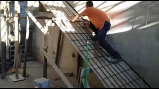 Como fazer uma escada de concreto armado  vídeo 3a5