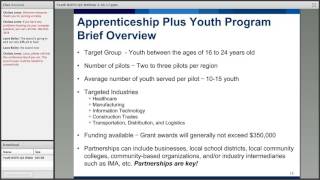 Youth Apprenticeship NOFO Q&A Webinar