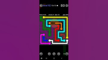 How To Solve Flow Free 10x10 Mania Level 92 Hard Board Walk Through Solution Walkthrough