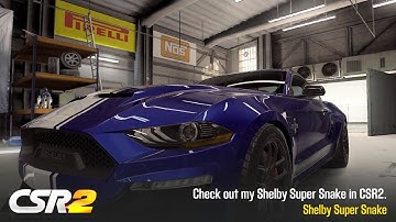 【CSR2】Super Snake, shift & tune for 7.713 (can 7.710)