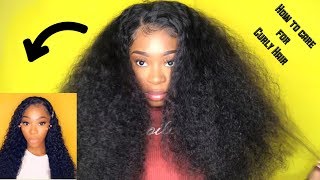 HOW TO MAINTAIN CURLY HAIR - WET LOOK FT ALI JULIA HAIR
