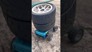 Tiny RC Truck Clears HUGE Obstacle 😱 #rc #rccar #viral #shorts #fun #automobile #hotwheels #minirc