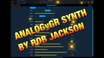 ANALOGyGR Synth by Rob Jackson - A Different Kind of Granular - This is Amazing - iPad Tutorial.