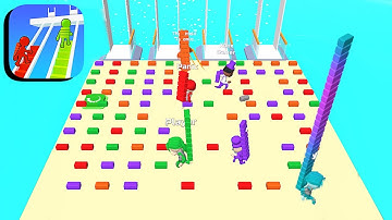 Bridge Race ​- All Levels Gameplay Android,ios (Levels 28-29)