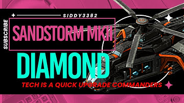War Commander: Sandstorm MKII Diamond Tech Is A Quick Upgrade!