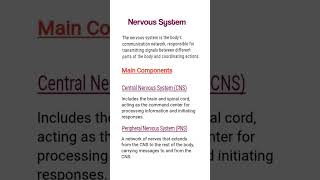 Download Lagu Understanding the Human Nervous System: CNS and PNS Explained MP3